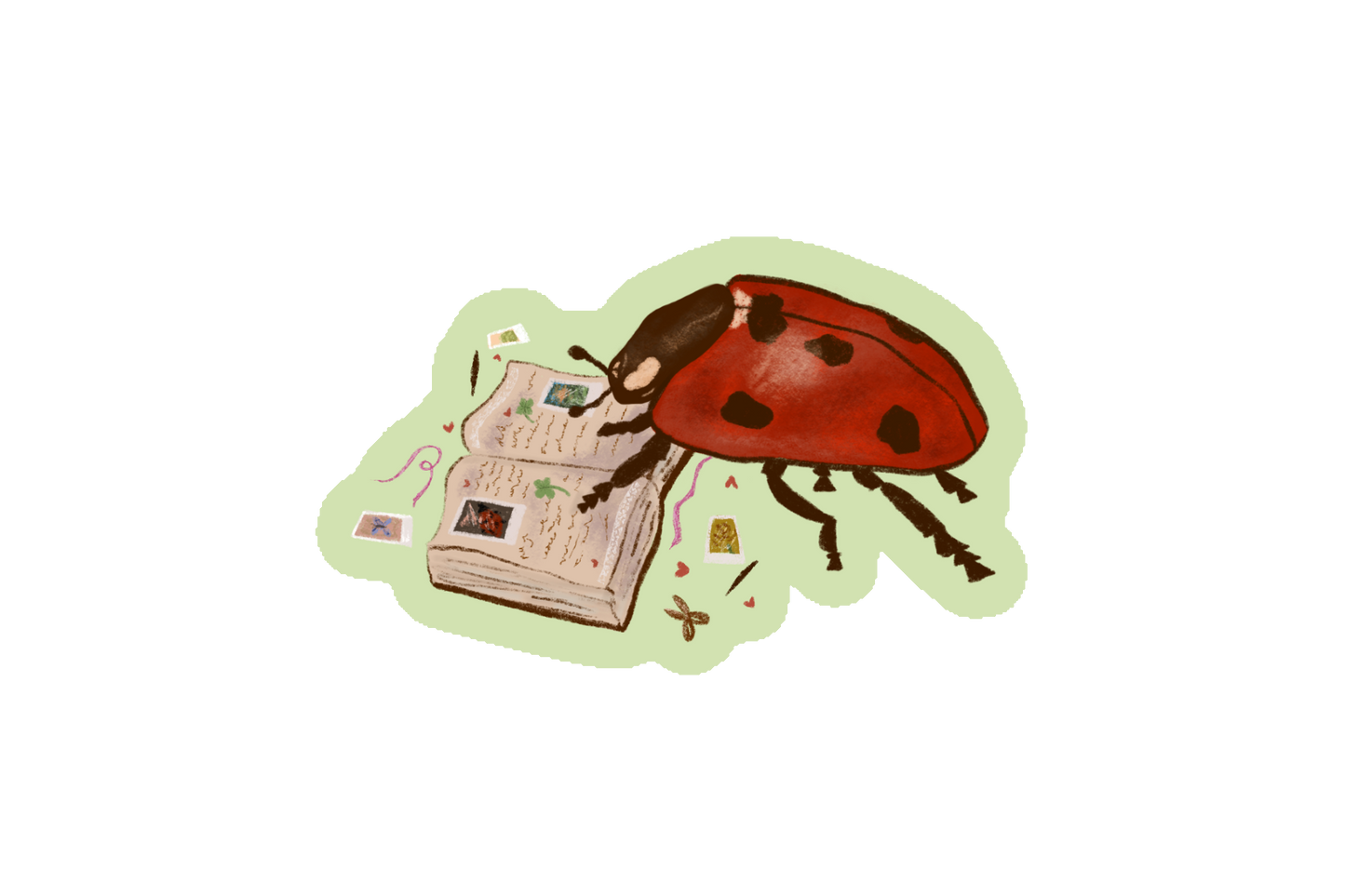 Ladybug Days Sticker