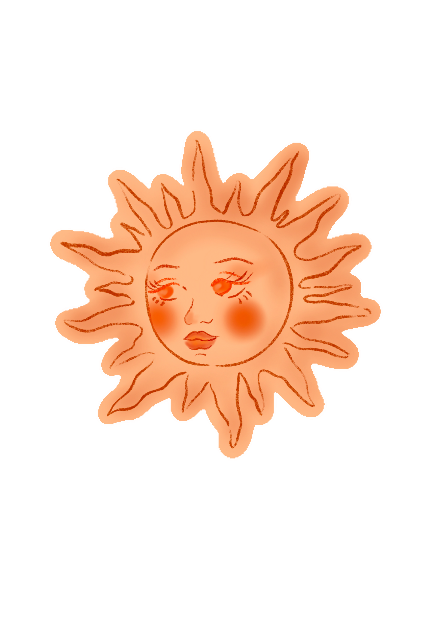 Golden Glow Sticker