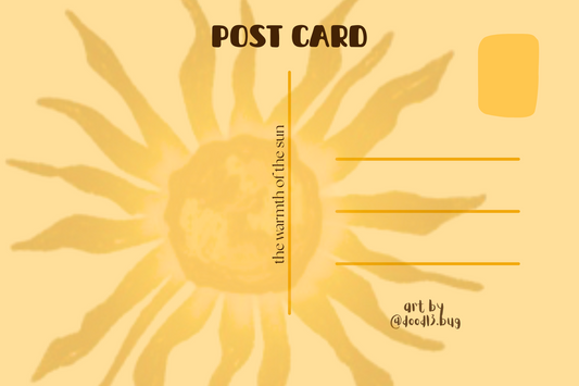 Warmth of the Sun Postcard
