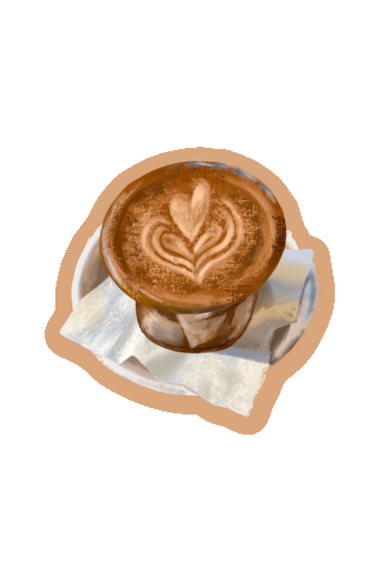 Mocha Madness Sticker