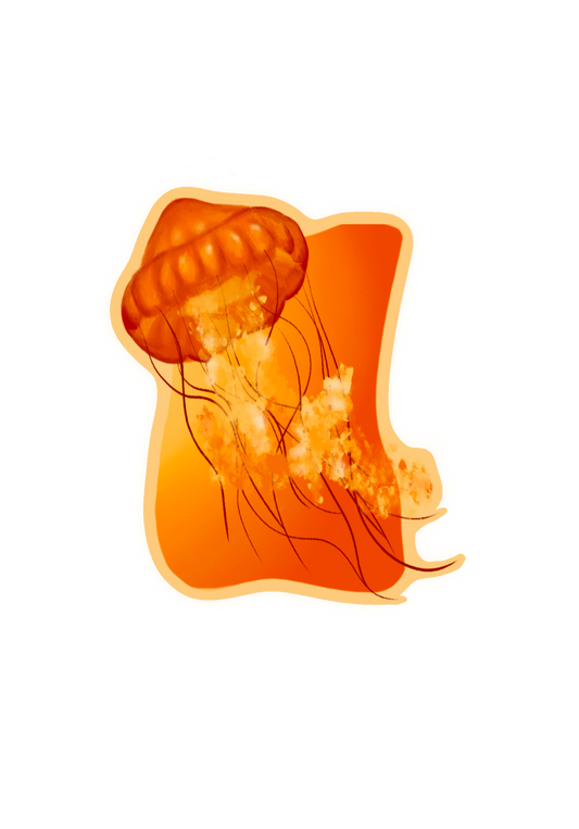 Orange Jelly Sticker