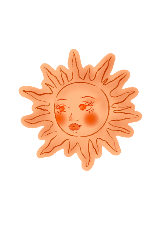 Golden Glow Sticker